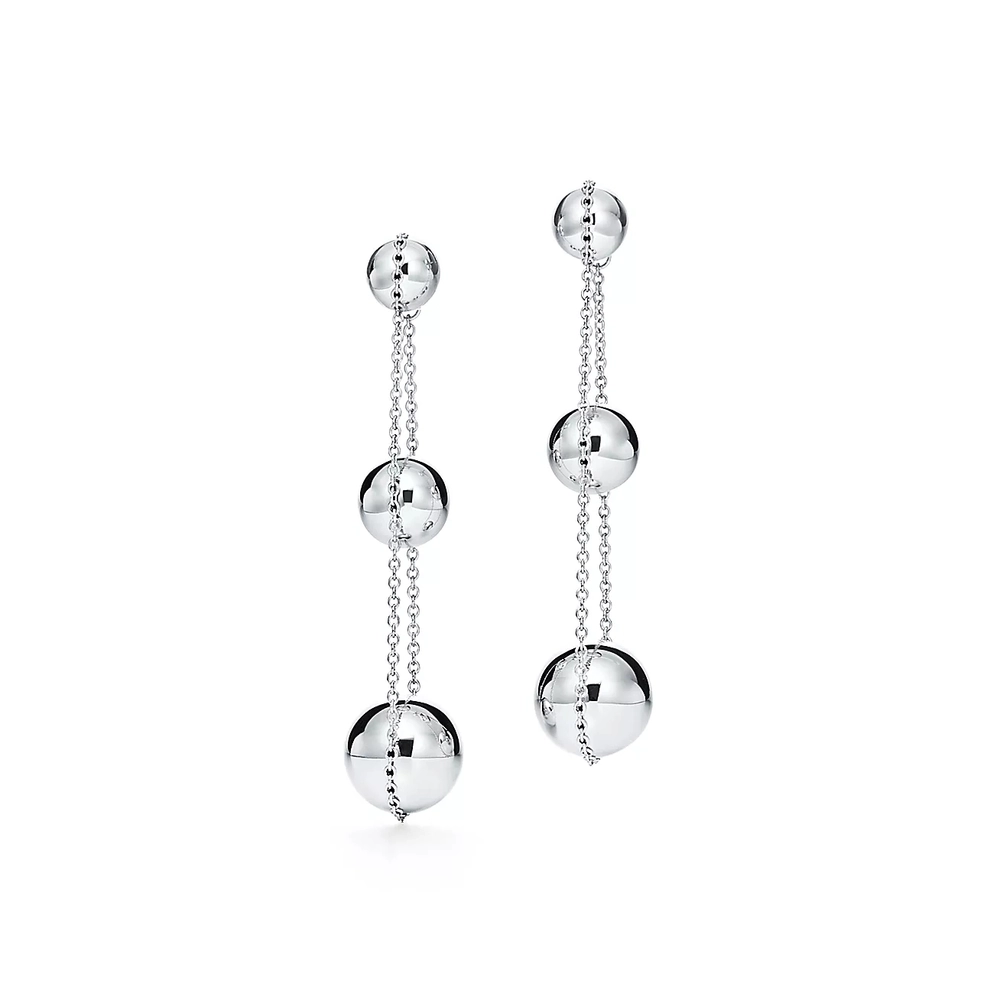 Серьги из серебра 925, Tiffany 💠 тройные капли 💦В наличии