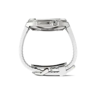 Корпус для Apple Watch SPIII41 - Серебристый с кристаллами