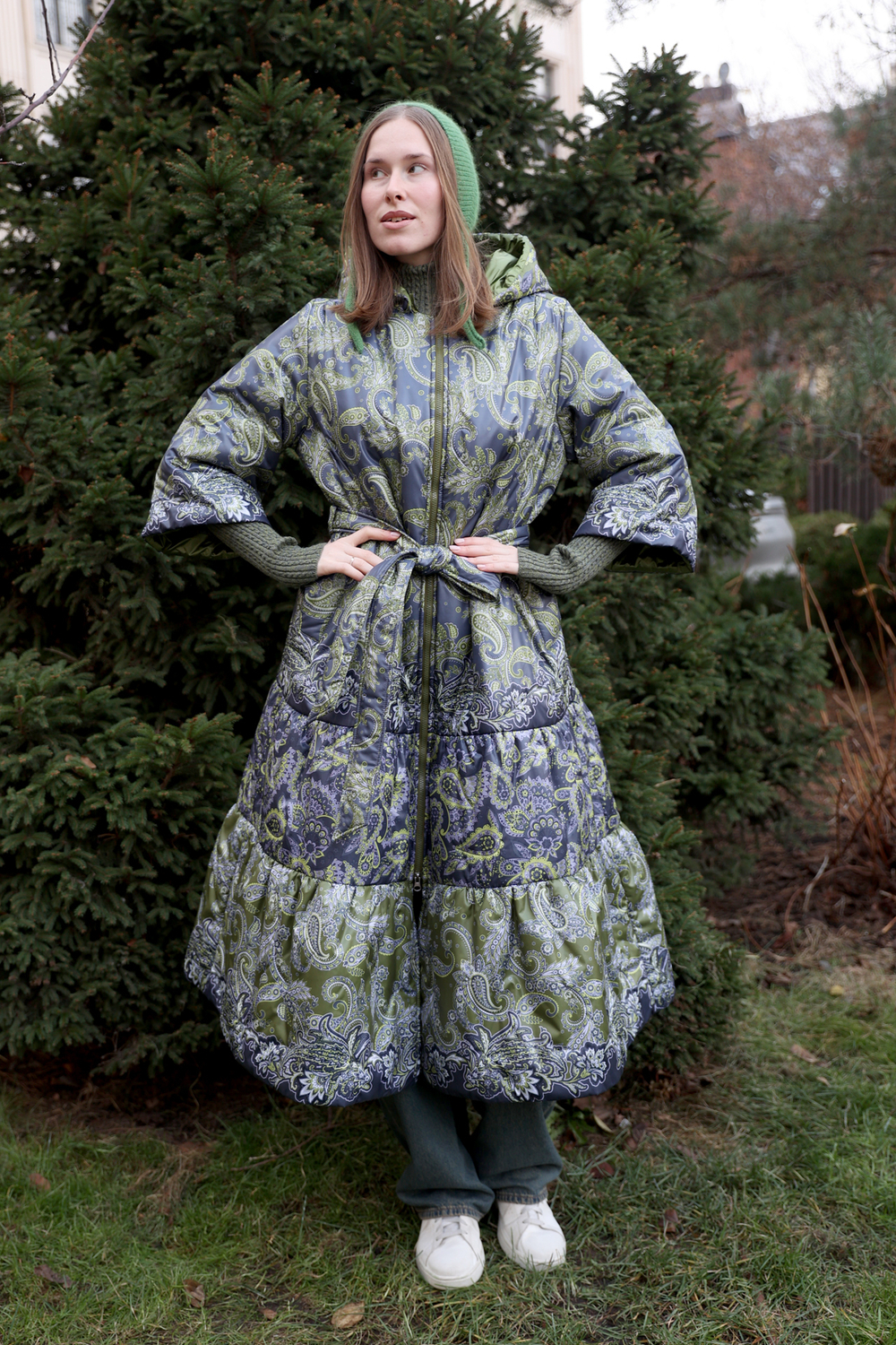 Coat "Kupavna (winter). Polar Owls"