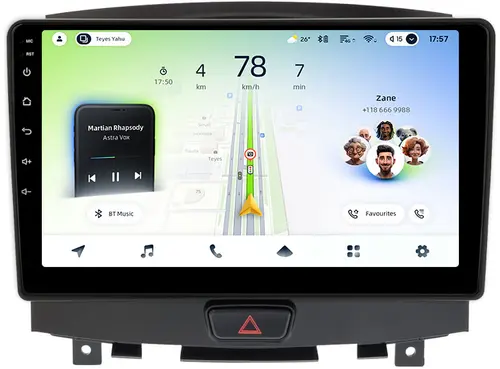 Магнитола для Infiniti EX35 2007-2009 - Teyes CC4L-DTS монитор 9" IPS, Android 14, Быстрая, Snapdragon 662, CarPlay, 4G SIM-слот