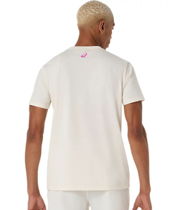 Мужская теннисная футболка Asics Court Core Graphic - cream