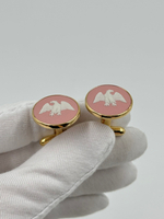 Запонки Wedgwood розовые