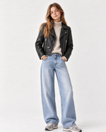 Новая куртка косуха из искусственной кожи Zara, 164