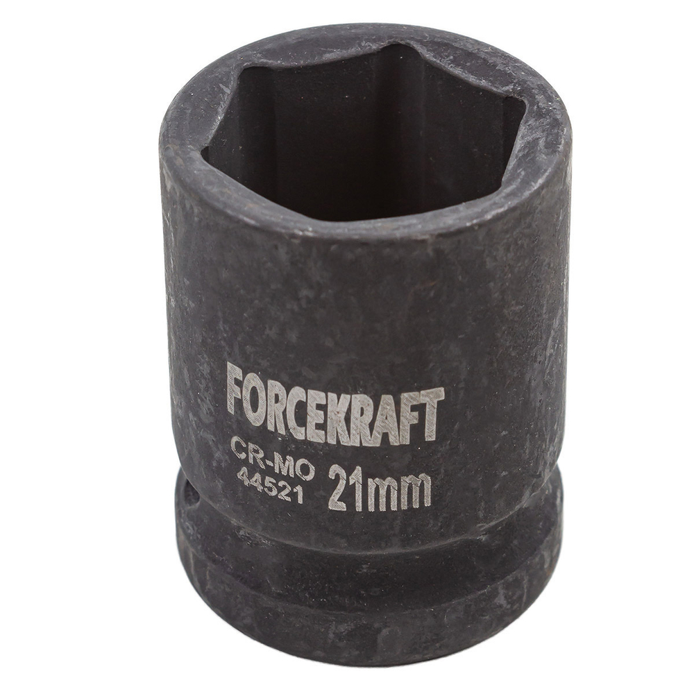 Головка ударная 21мм (6гр.),1/2'' FORCEKRAFT FK-44521