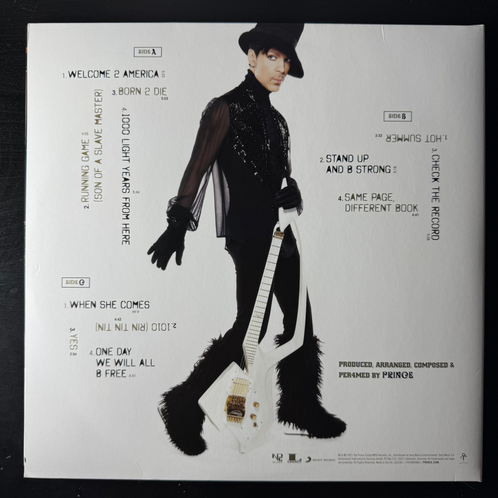 Prince - Welcome 2 America 2LP (Европа 2021г.)