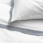 Комплект постельного белья IKEA TATELSMYGARE (ТАТЕЛСМИГАРЕ), Двуспальный, Белый, 240x220, 50x80 см