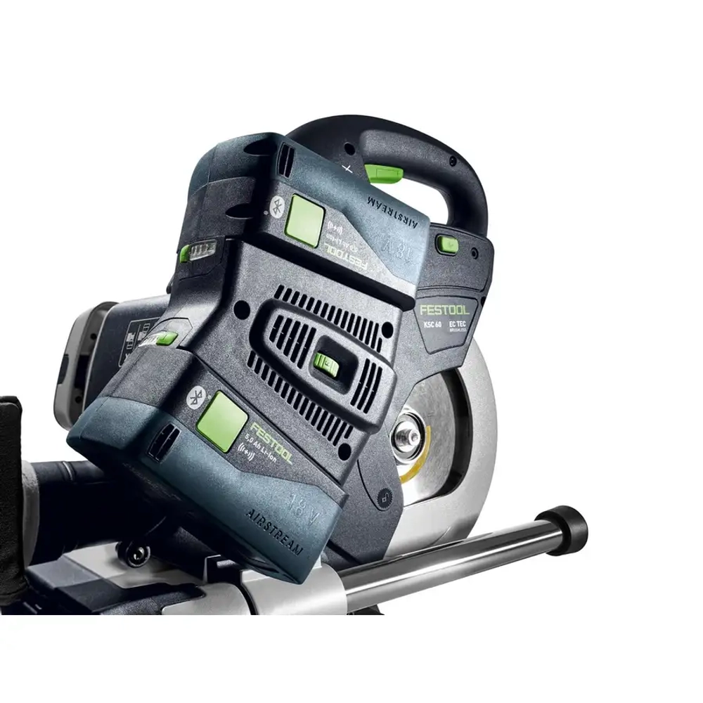 Аккумуляторная торцовочная пила с протяжкой KAPEX KSC 60 EB 5,0 I-UG-Set FESTOOL 577958