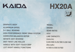 Безынерционная катушка 2000 Kaida HX20A (4+1BB, мет.шпуля)