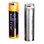 Аккумулятор 18650 Fenix 3500U mAh с разъемом для USB, ARB-L18-3500U