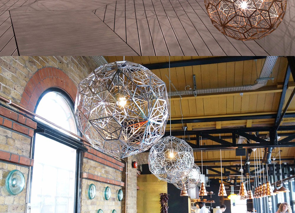 Подвесной дизайнерский светильник  Etch Web от Tom Dixon (бронзовый)