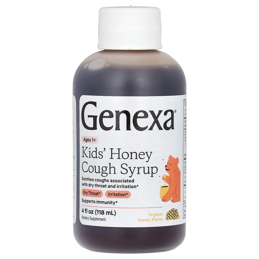 Genexa, Kid's Honey, сироп от кашля, для детей от 1 года, органический мед, 118 мл (4 жидк. унц.)