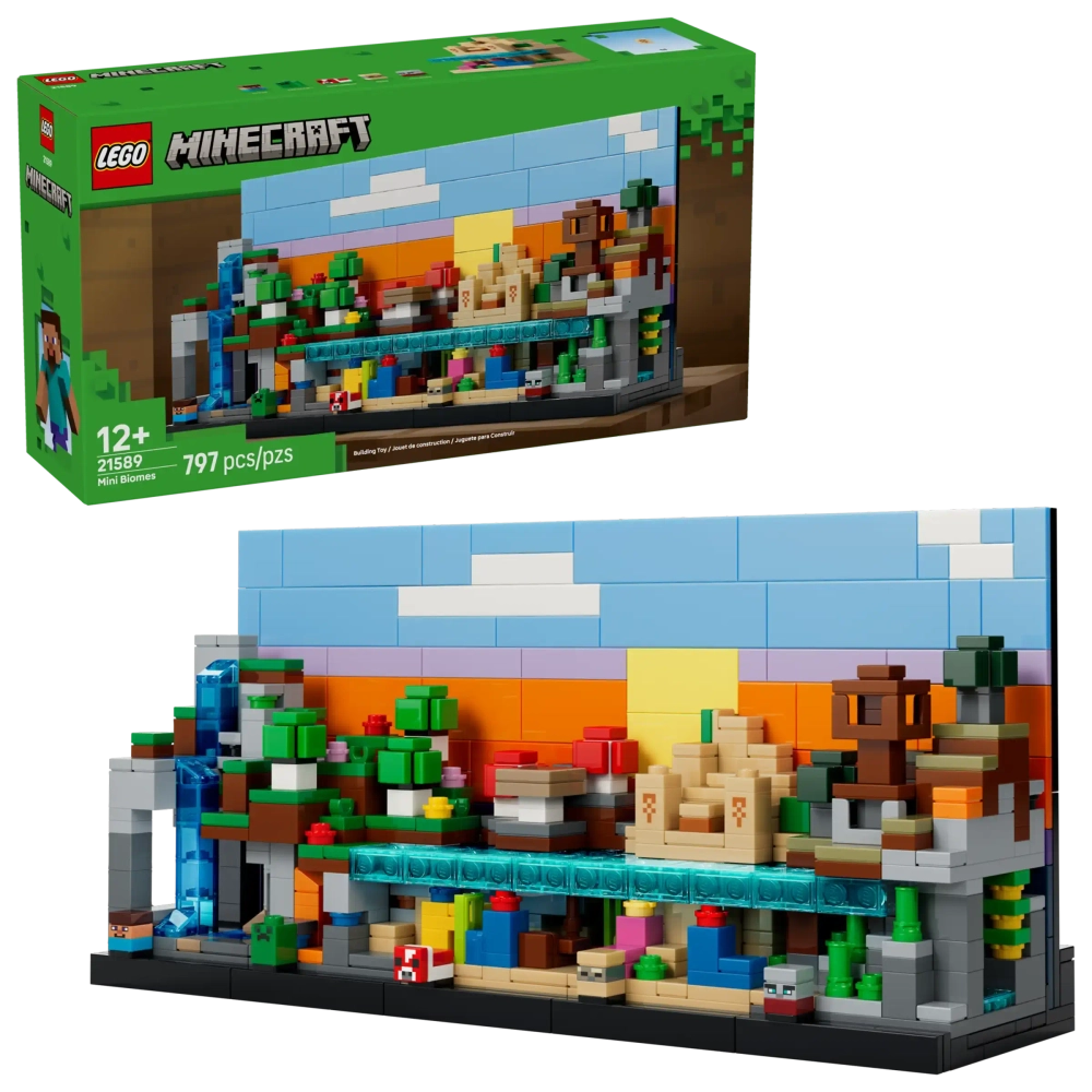 Конструктор LEGO Minecraft 21589 Mini Biomes