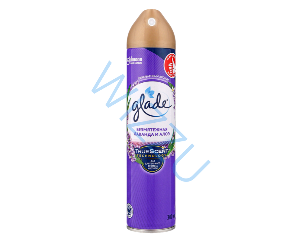 Glade Освежитель аэрозоль Безмятежная лаванда и алоэ 300мл