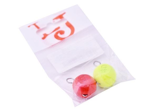 Груз-головки разборные Lucky John BALL RGY MIX1 40.0г 2шт