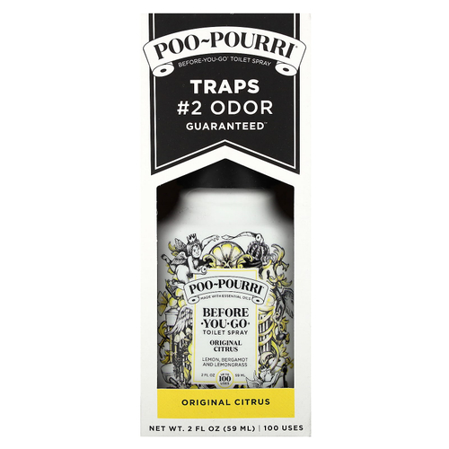 Poo-Pourri, спрей для туалета Before-You-Go®, классический цитрусовый, 59 мл
