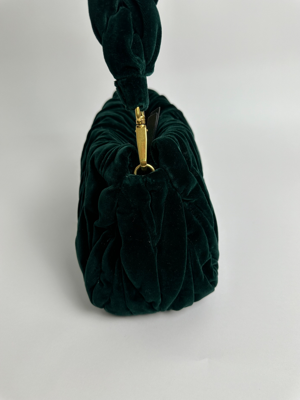 Сумка Miu Miu Emerald green velvet Shoulder bag