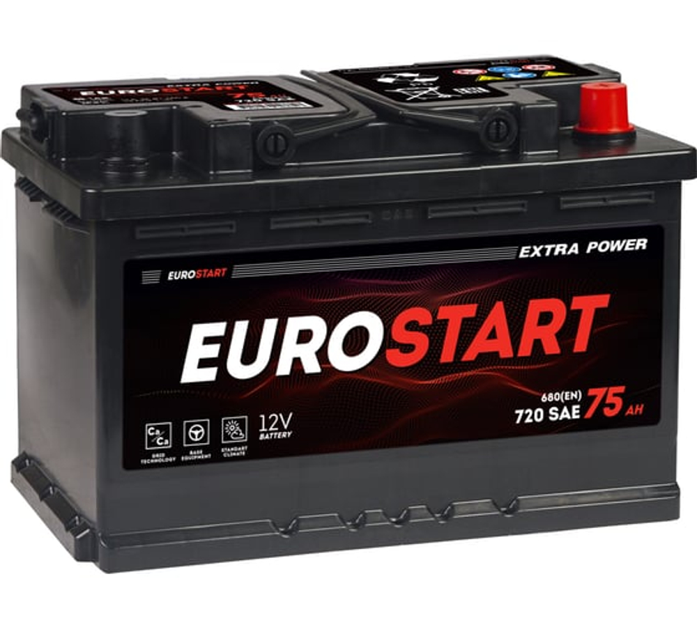 EUROSTART Extra Power 75Ah R+