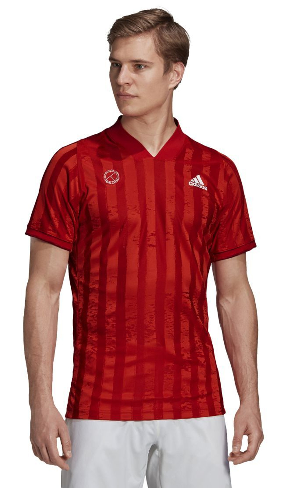 Мужская теннисная футболка Adidas Freelift Tee ENG M - красный