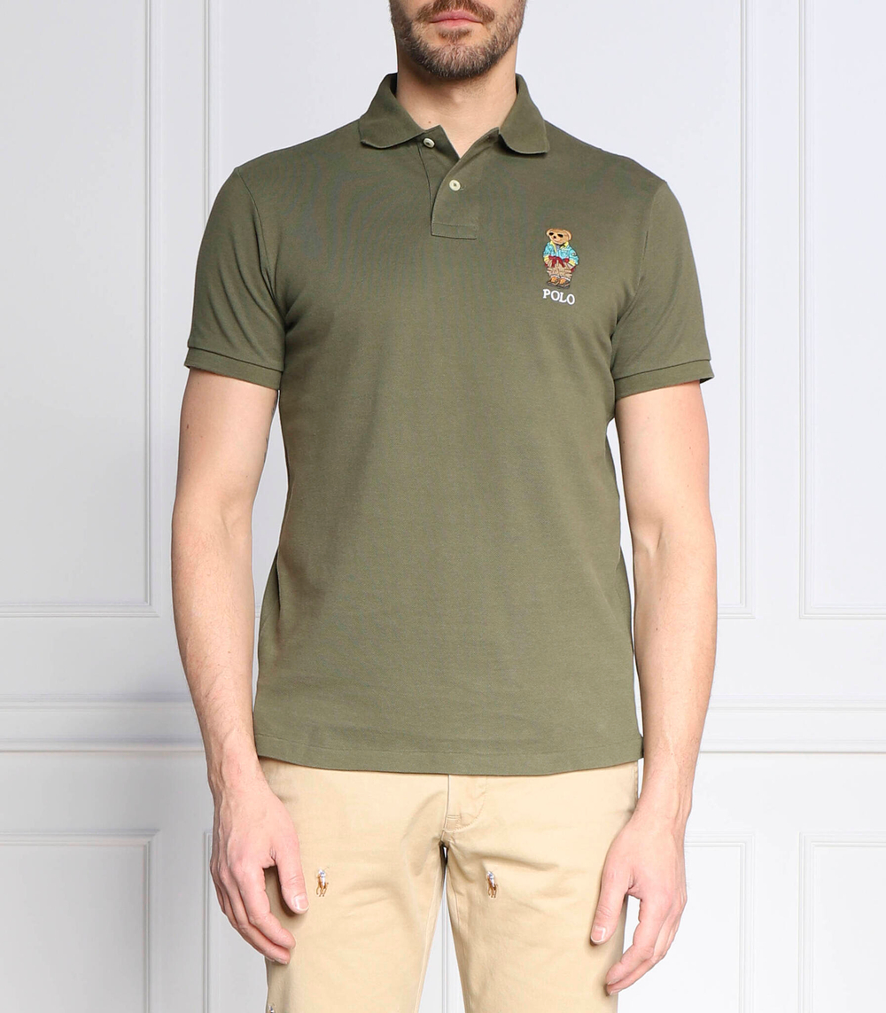 поло POLO RALPH LAUREN - оливковый(710853312)