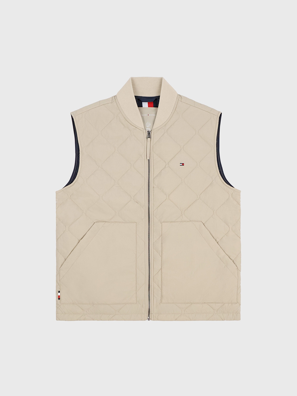Утепленный жилет Tommy Hilfiger Water-Repellent Insulated Quilted Vest Sandalwood
