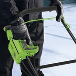 Снегоуборщик аккумуляторный бесщеточный Greenworks GD40STX2, 40V, 51 см, с 1хАКБ 5 Ач и ЗУ (2603407UG)