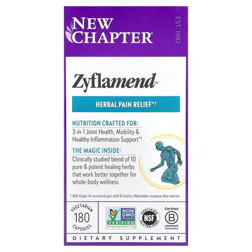 New Chapter, Zyflamend™, 180 вегетарианских капсул