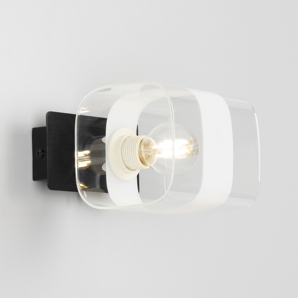 Citilux Вирта CL139312 Бра с выключателем Чёрное