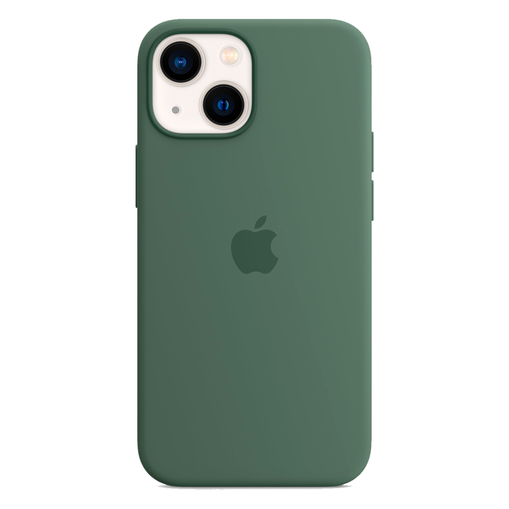 Силиконовый чехол с поддержкой MagSafe Apple Silicone Case для iPhone 13 mini, Eucalyptus (Эвкалипт)