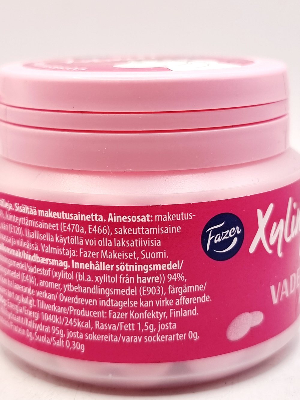 Fazer Xylimax Moomin Пастилки с ксилитом со вкусом малины 90 г (из Финляндии)