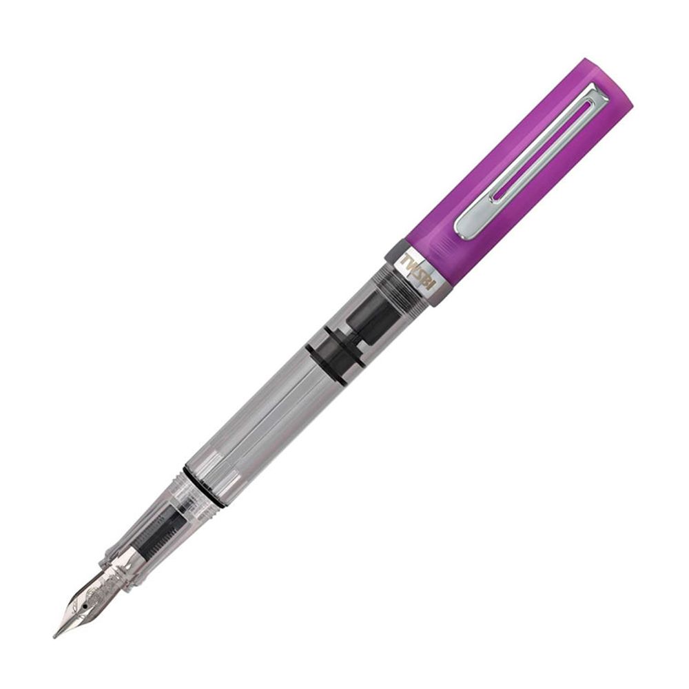 Ручка перьевая TWSBI ECO Glow фиолетовая с пером F (M2532550)