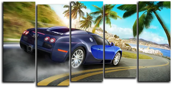 Модульная картина "Bugatti Veyron"