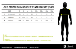 Brandit LORD CANTERBURY HOODED WINTER JACKET black