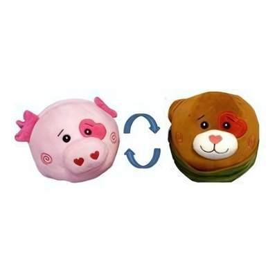 Мягкая игрушка "Вывернушка Щенок - Свинка" 16см. B29450E-1-16A (Играем Вместе)