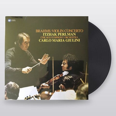 Johannes Brahms, Itzhak Perlman, The Chicago Symphony Orchestra, Carlo Maria Giulini — Brahms: Violin Concerto (LP)