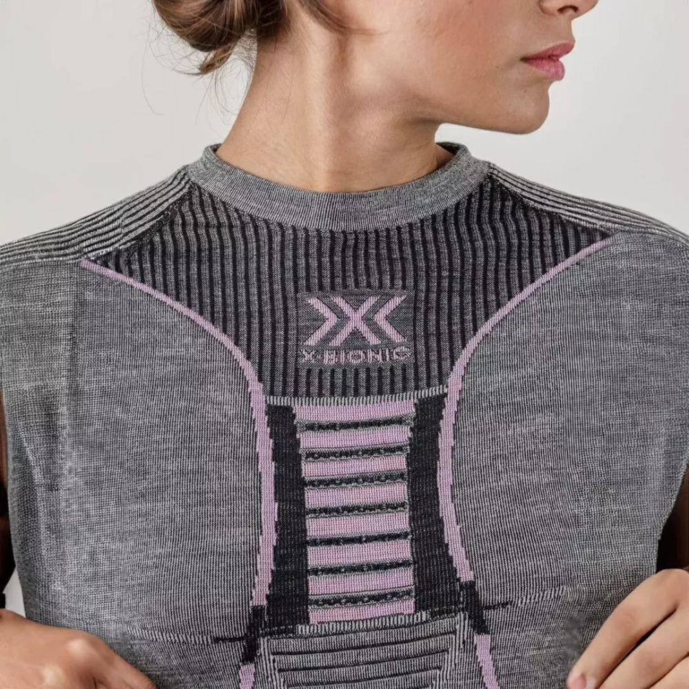 X-BIONIC футболка женская термобелье CL-WT06W23W-B343 Футболка X-BIONIC® MERINO SHIRT LG SL WMN