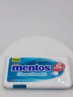 MENTOS Пастилки CleanBreath с цинком со вкусом мяты без сахара, 2 часа свежее дыхание, 21 г, Турция