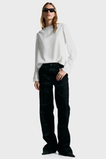 Блузка с бисером и вырезом-качели сзади - H&M