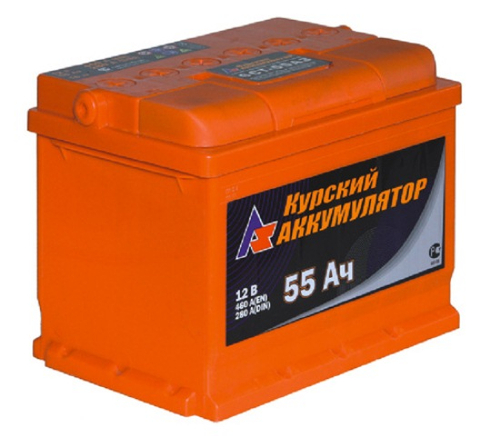 Купить Аккумулятор 6СТ-55 обр.п., R+, "КУРСКИЙ АККУМУЛЯТОР"