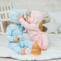 Боди-кимоно с длинным рукавом и рюшей "Ягодный мусс" 0+