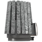 Дровяная банная печь Grill'D Cometa Vega 450 Short Max Stone Pro (Серпентинит)