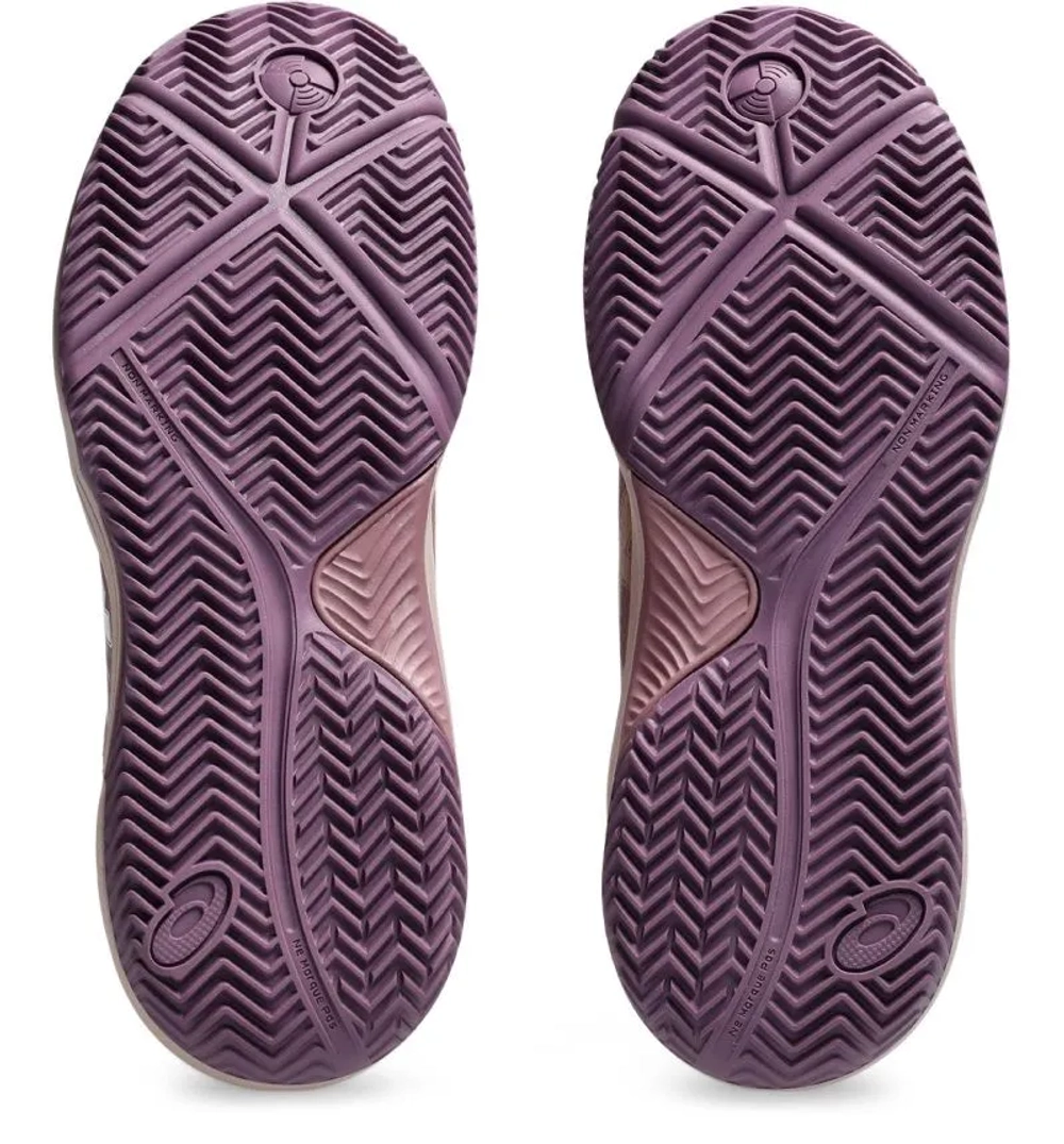 Детские кроссовки для падела Asics Gel-Dedicate 8 Padel GS - purple oxide/white