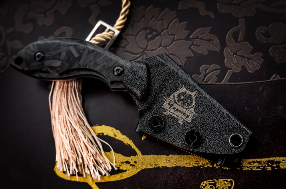 Туристический нож Hammy Elmax StoneWash Carbon