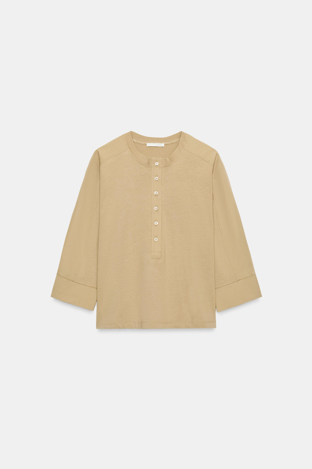 КОМБИНИРОВАННАЯ ФУТБОЛКА — ZARA