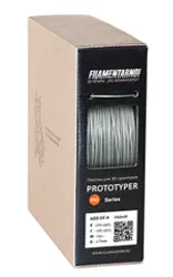 Фотография — Пластик для 3D-принтера Filamentarno ABS GF-4 серый (750 г)