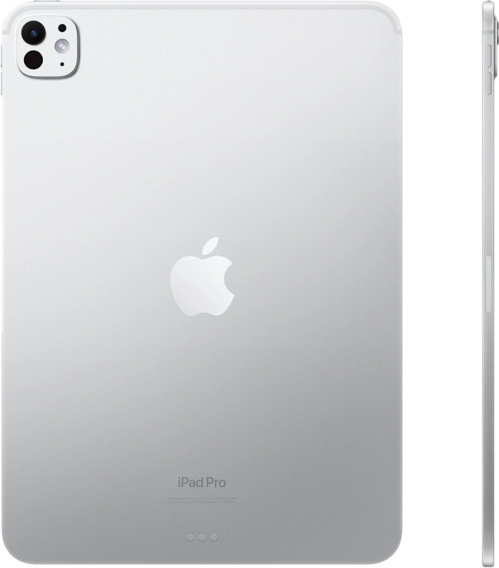 Планшет Apple iPad Pro 2024 A2836 M4 9C RAM8Gb ROM256Gb 11" OLED 2420x1668 iOS серебристый 12Mpix 12Mpix BT WiFi 10hr