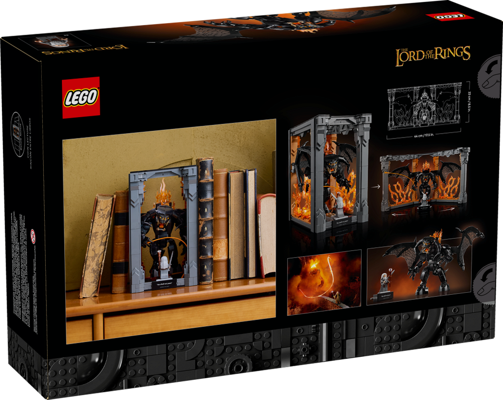 Конструктор Лего Айконс Книжный уголок Властелин колец | LEGO Icons The Lord of the Rings - 10367, 1201 деталей 18+