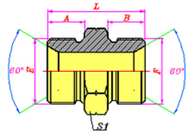 Соединение P BSP 3/8 - BSP 3/8