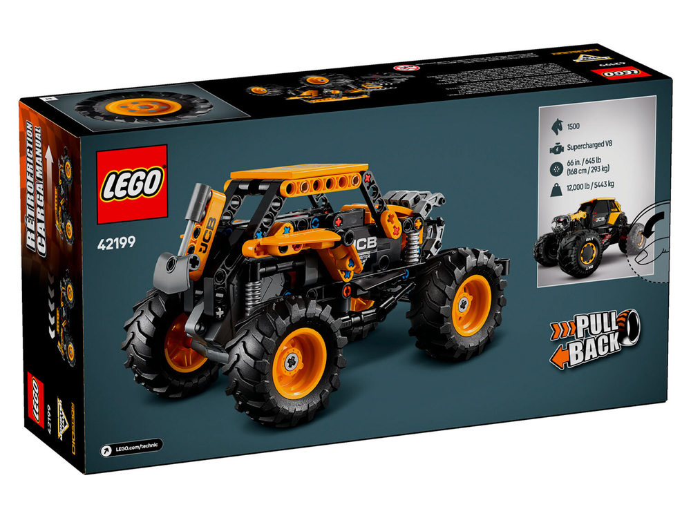 Конструктор Лего Техник Монстер Джем ДИГатрон Пулл-Бэк | LEGO Technic Monster Jam DIGatron Pull-Back 42199, 218 д (7+)