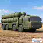 Надувной автомобиль ЗРК «С-400 Триумф», 13×3,8×3,8 м