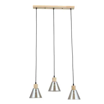 Подвесной светильник 3*Е27 A5891SP-3BK янтарный/черный LANCASTER Arte Lamp
